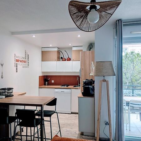 F2 Garage Box Wifi Terasse Clim Gare Fac Eco Richter Apartment Montpellier Exterior foto