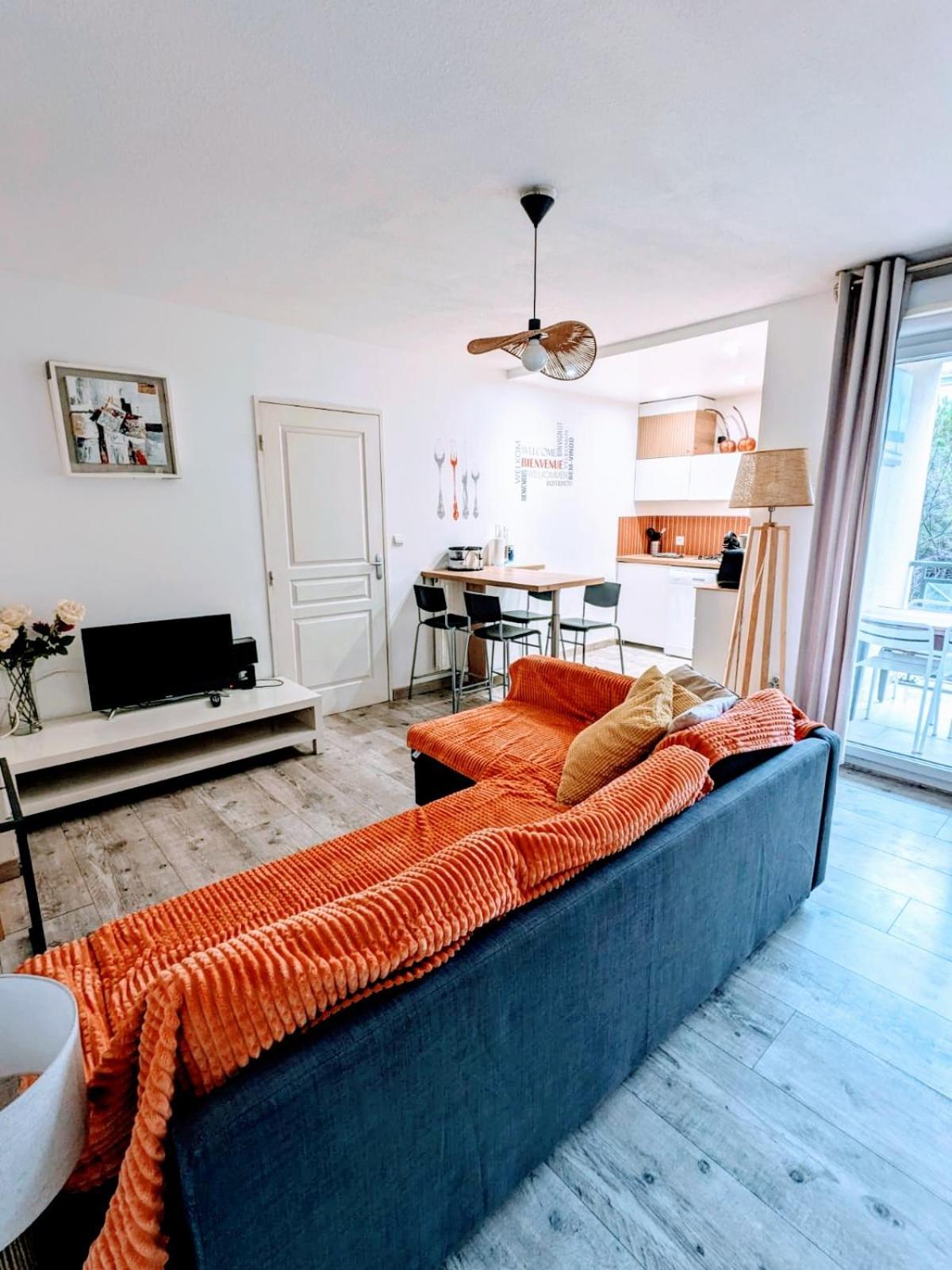 F2 Garage Box Wifi Terasse Clim Gare Fac Eco Richter Apartment Montpellier Exterior foto